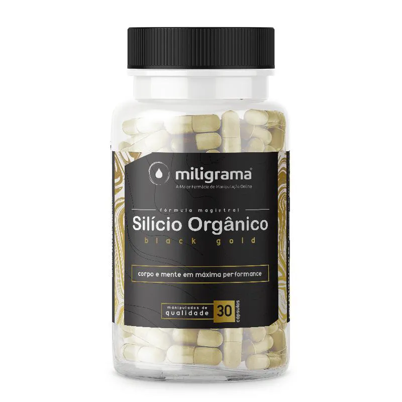 SILICIO ORGâNICO BLACK GOLD 30 DOSES