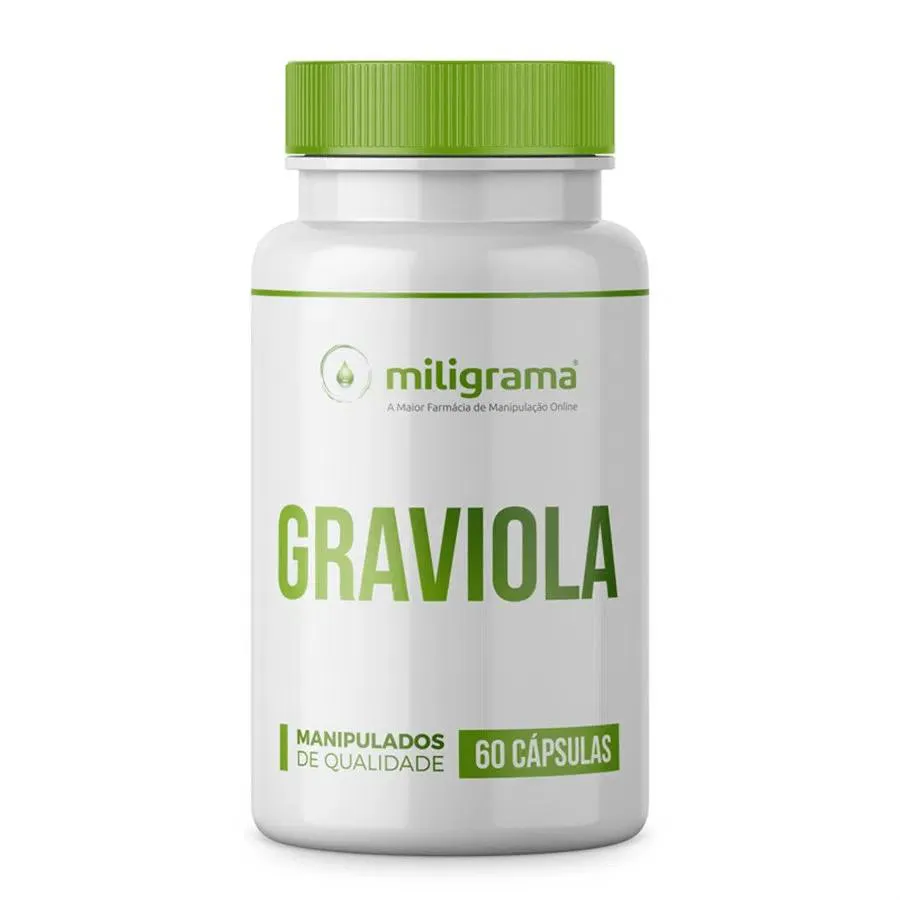 GRAVIOLA 500MG 60 CáPSULAS