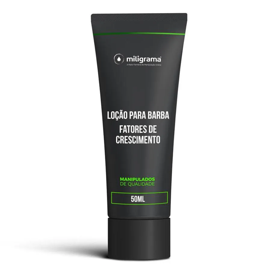LOçãO PARA BARBA COM FATORES DE CRESCIMENTO 50ML