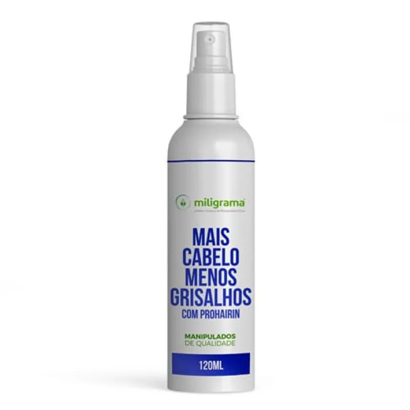 MAIS CABELO MENOS GRISALHOS COM PROHAIRIN 120ML