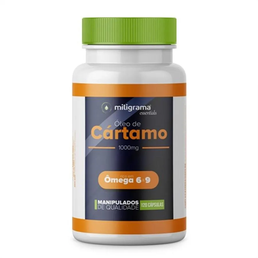 ÓLEO DE CáRTAMO 1000MG COM 120 CáPSULAS