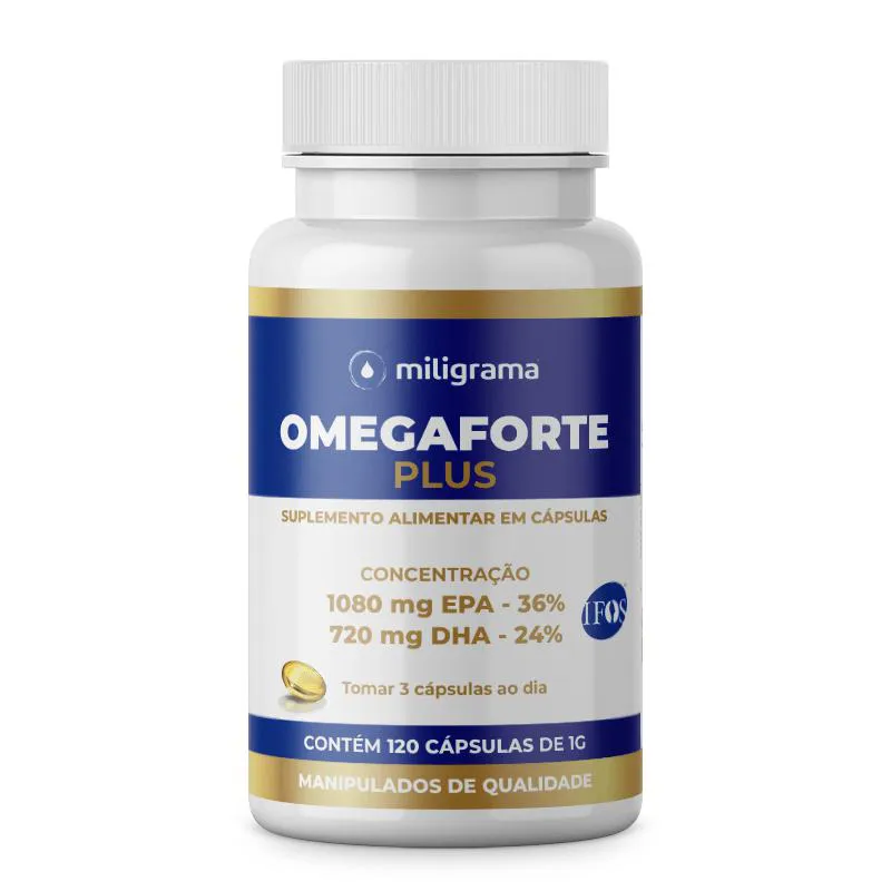 ÔMEGA - OMEGAFORTE PLUS 120 CáPSULAS