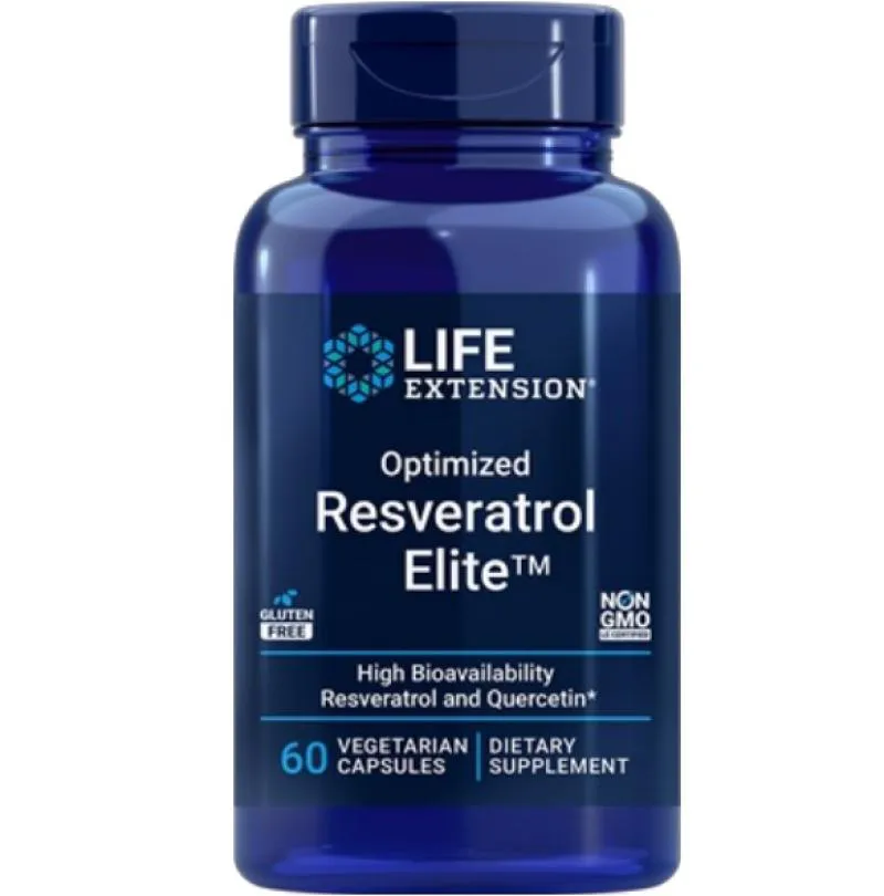 OPTIMIZED RESVERATROL ELITE (60 CAPSULAS) LIFE EXTENSION