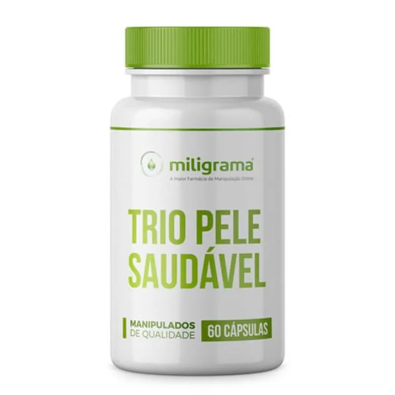 TRIO PELE SAUDáVEL COM SELO DE AUTENTICIDADE 60 CáPSULAS
