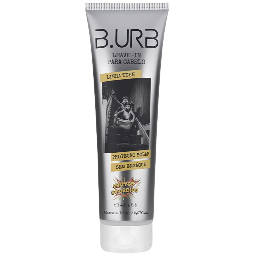 LEAVE-IN TEEN COM PROTEçãO SOLAR FRUTAS AMARELAS 150ML BARBA URBANA B.URB