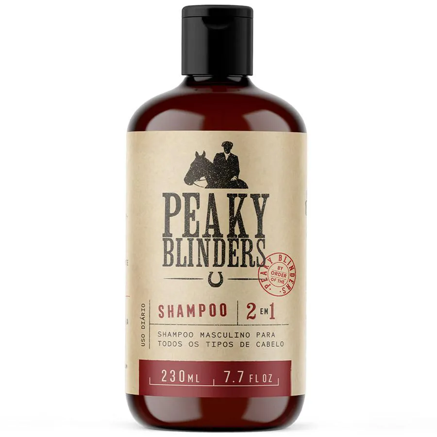 SHAMPOO PEAKY BLINDERS 2 EM 1 - LIMPA E CONDICIONA 230ML DON ALCIDES
