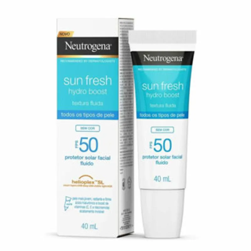 PROTETOR SOLAR HYDRO BOOST SUN FRESH FPS 50 40ML NEUTROGENA