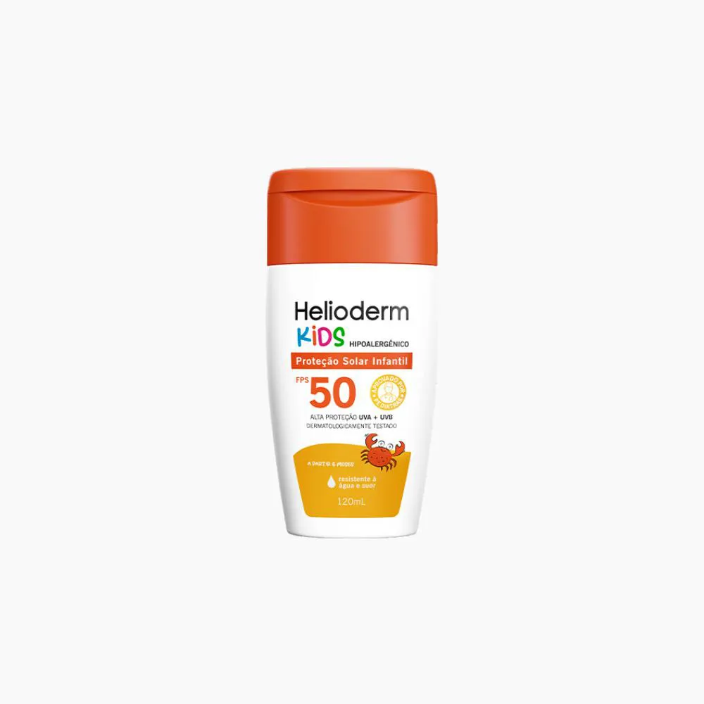 HELIODERM KIDS HIPOALERGêNICO FPS50 - 120ML