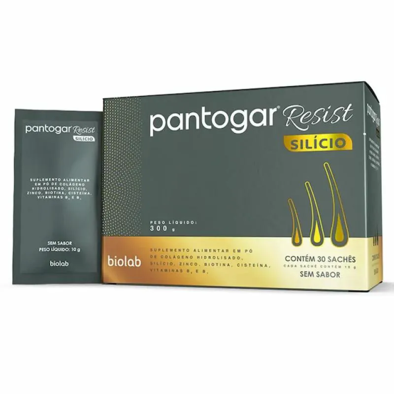 PANTOGAR RESIS T SILíCIO 10G - 30 SACHêS