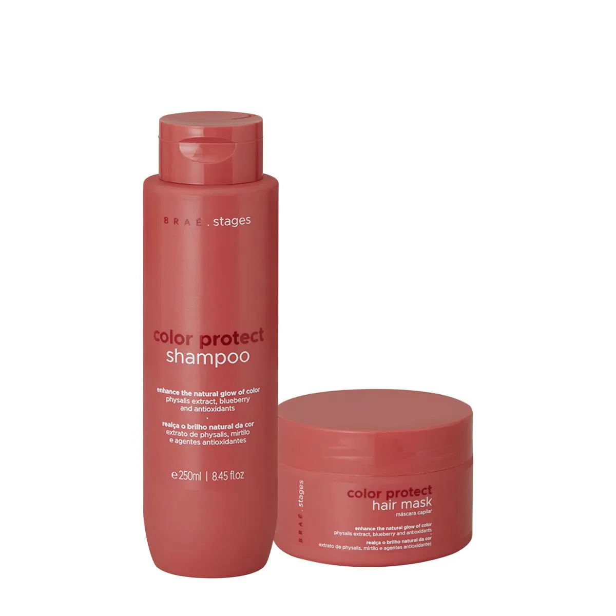 KIT BRAé STAGES COLOR PROTECT SHAMPOO MáSCARA (2 PRODUTOS)