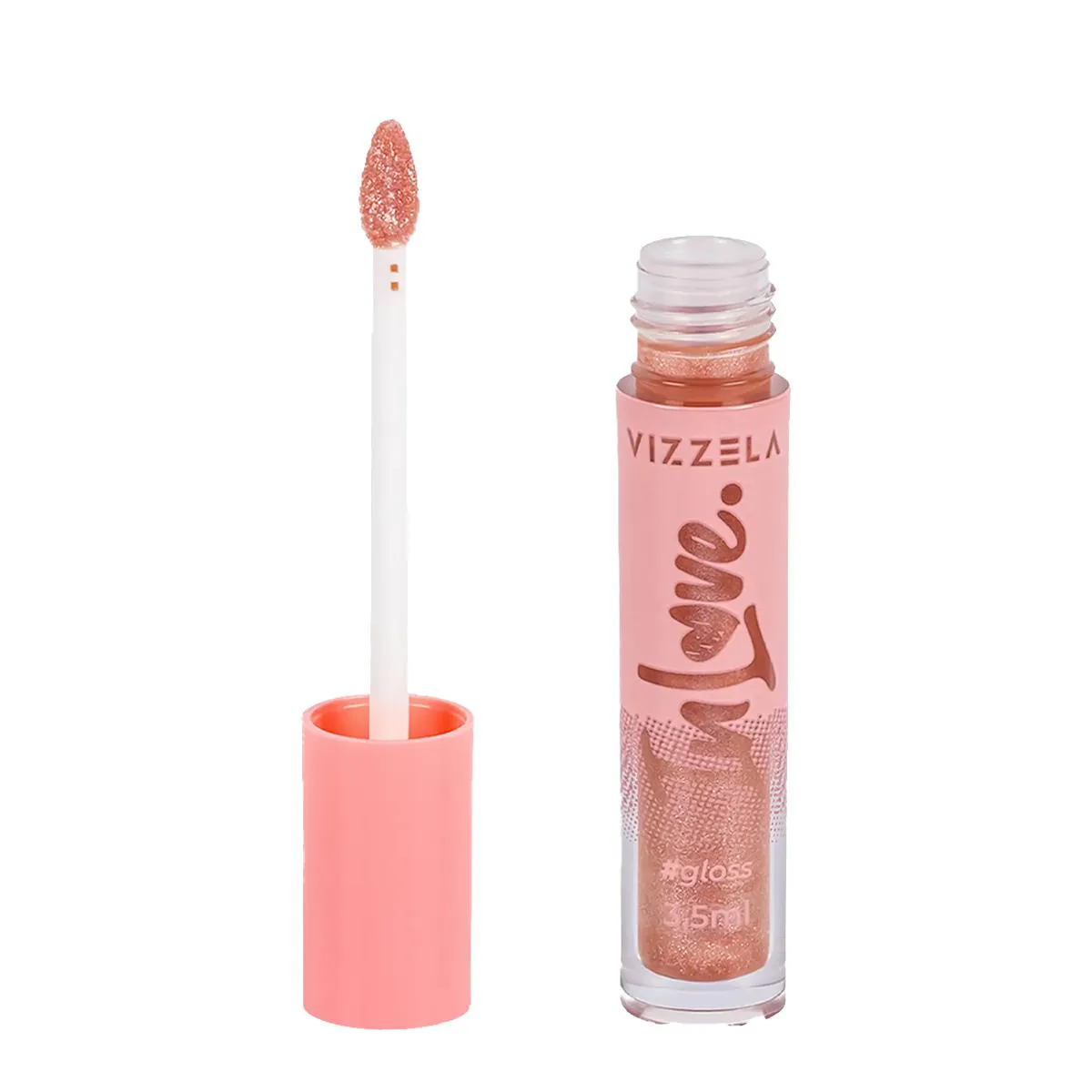 VIZZELA IN LOVE COR 08 DOCINHO - GLOSS LABIAL 3,5G