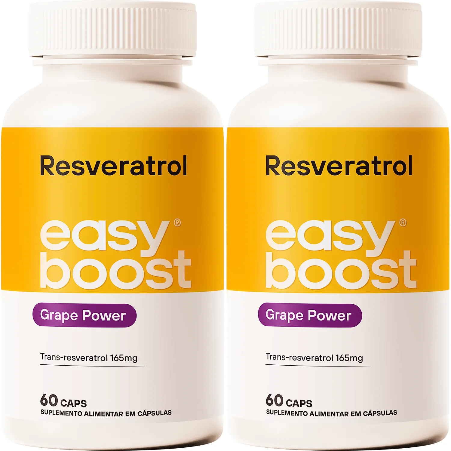 Resveratrol Easy Boost 100% Trans-resveratrol 120caps Kit 2x