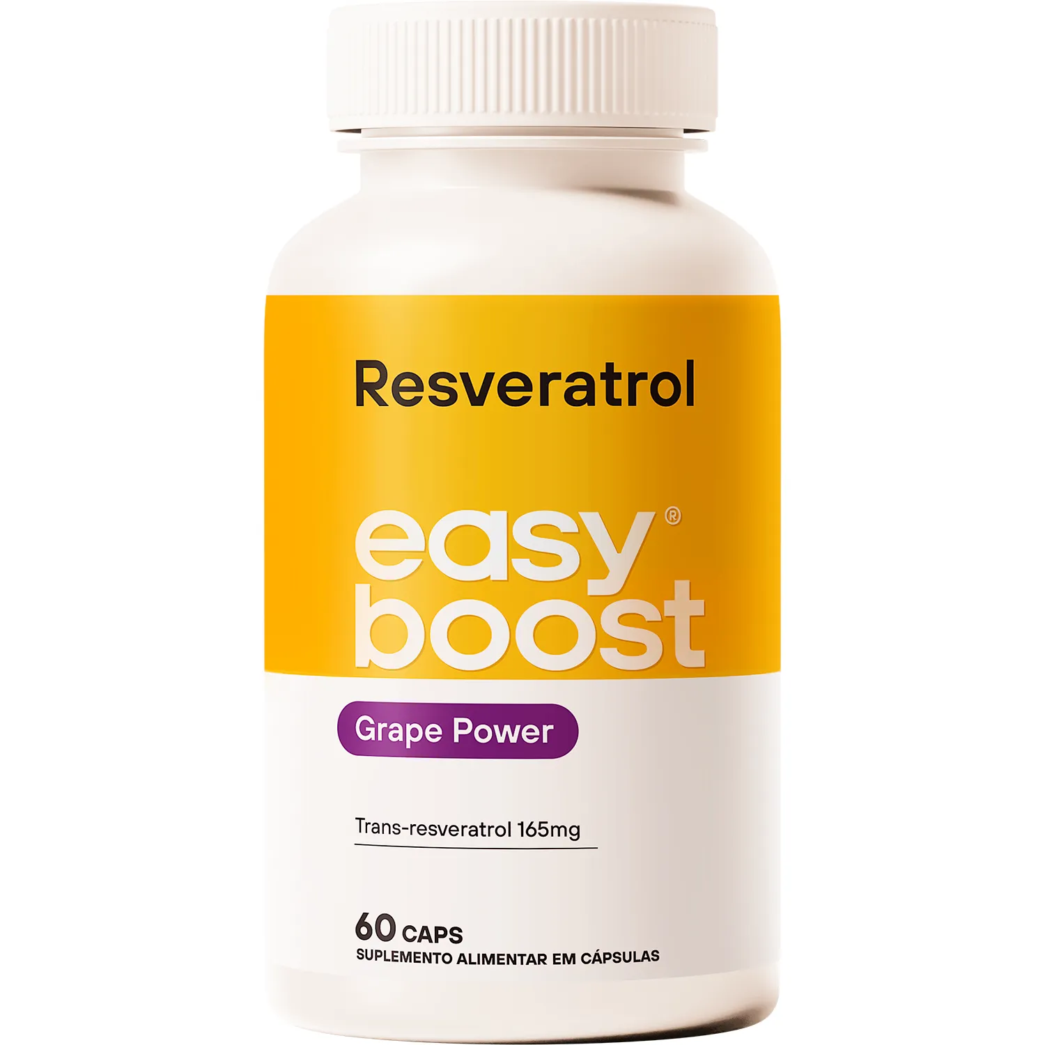 Resveratrol Easy Boost 165mg 100% Trans-resveratrol 60 Caps