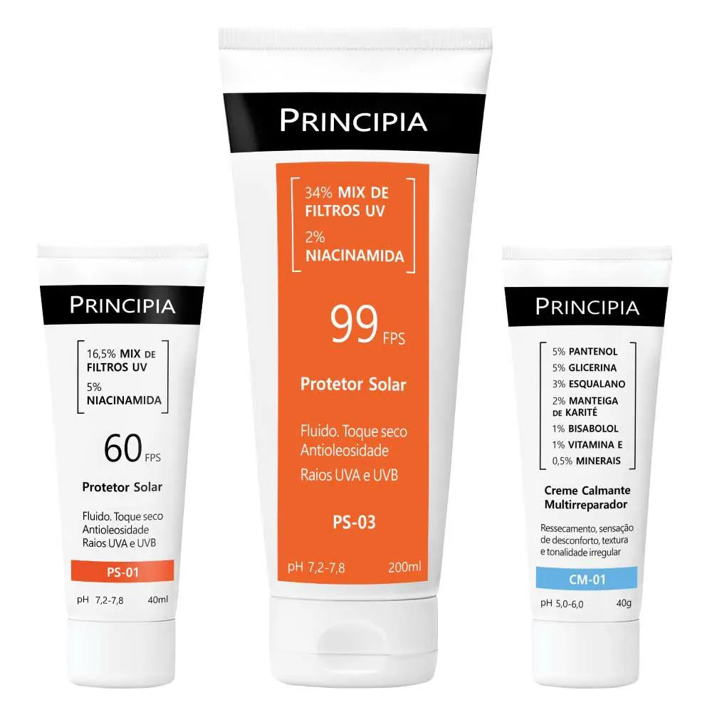KIT VERÃO BÁSICO PS-01 FPS 60 + CM-01 + PS-03 FPS 99