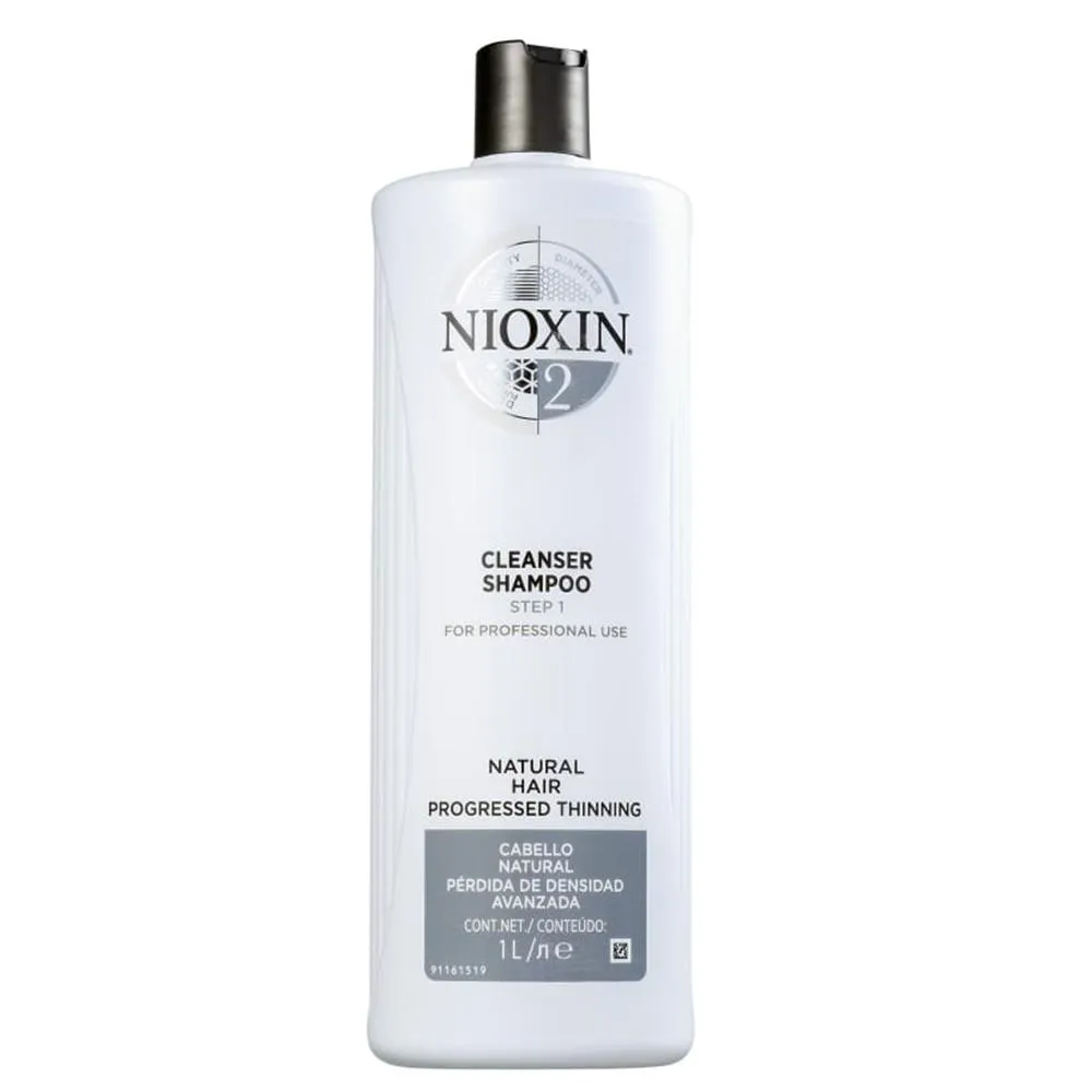 NIOXIN SISTEMA 2 - SHAMPOO CONTRA AFINAMENTO CAPILAR 1L