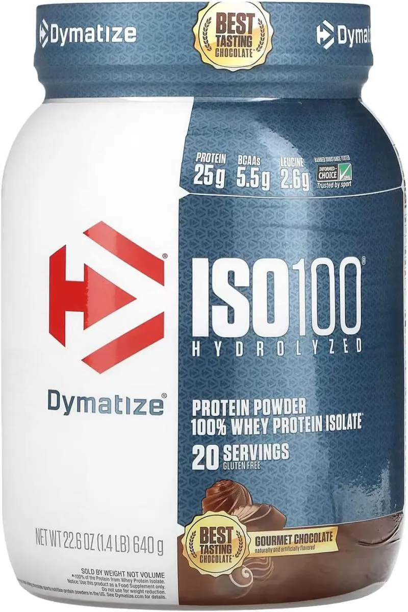 WHEY DYMATIZE ISO100 HYDROLYZED GOURMET CHOCOLATE 650G