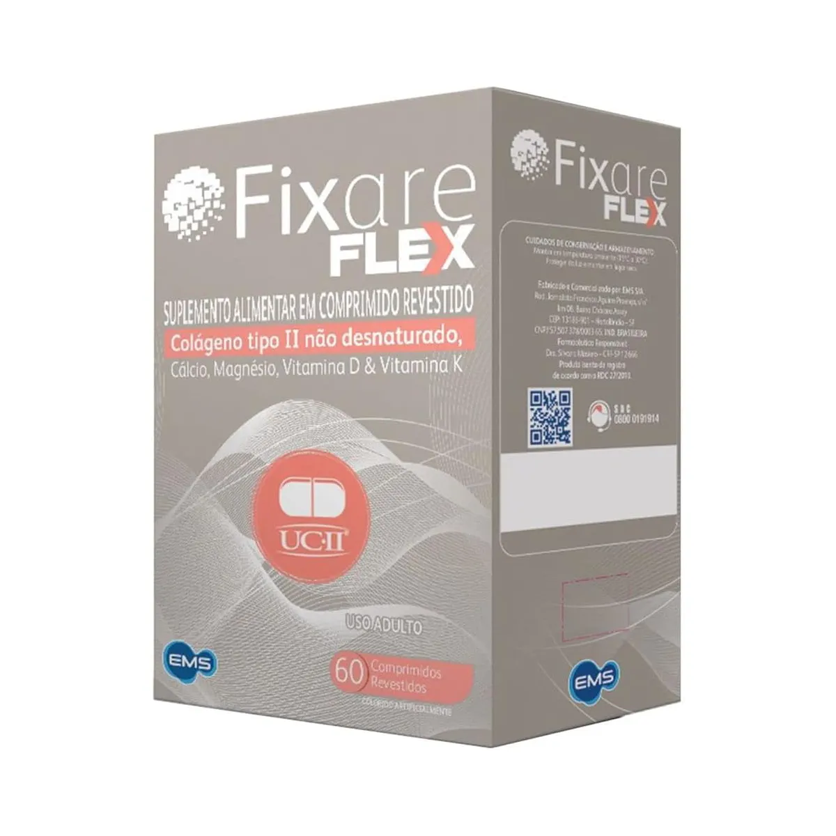 Suplemento Alimentar Fixare Flex com 60 Comprimidos | Droga Raia