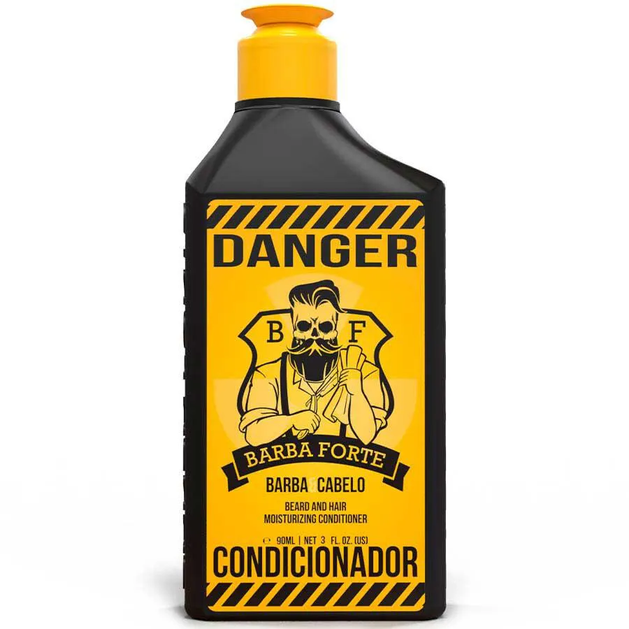 CONDICIONADOR VIAGEM HIDRATANTE DANGER BARBA E CABELO 90ML BARBA FORTE