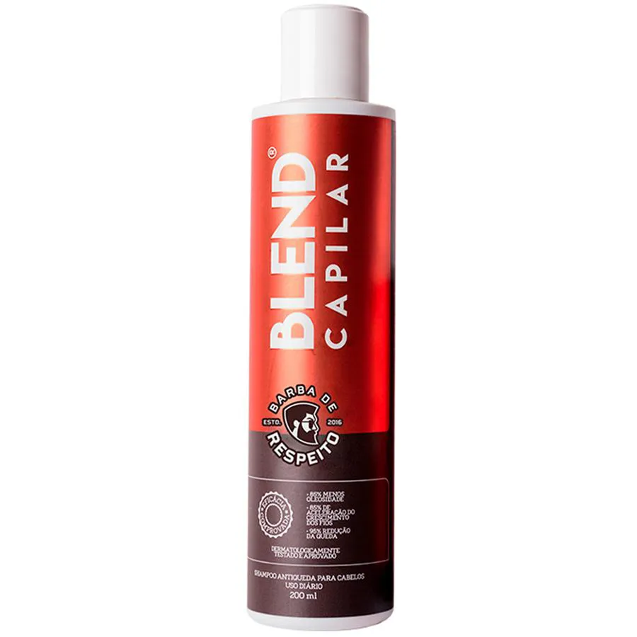 SHAMPOO BLEND CAPILAR 95% ANTIQUEDA 200ML BARBA DE RESPEITO