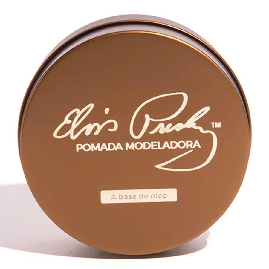 POMADA à BASE DE ÓLEO ELVIS PRESLEY CERA FIXAçãO EXTRA FORTE 80G VIKING