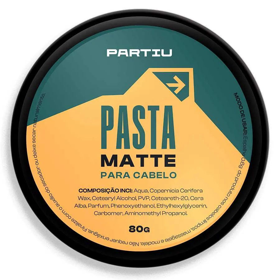 PASTA MATTE PARA CABELO VIGOR POMADA EFEITO SECO 80G PARTIU