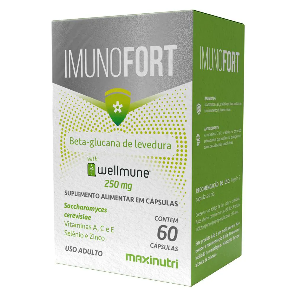 IMUNOFORT WELLMUNE 250MG 60 CáPSULAS MAXINUTRI