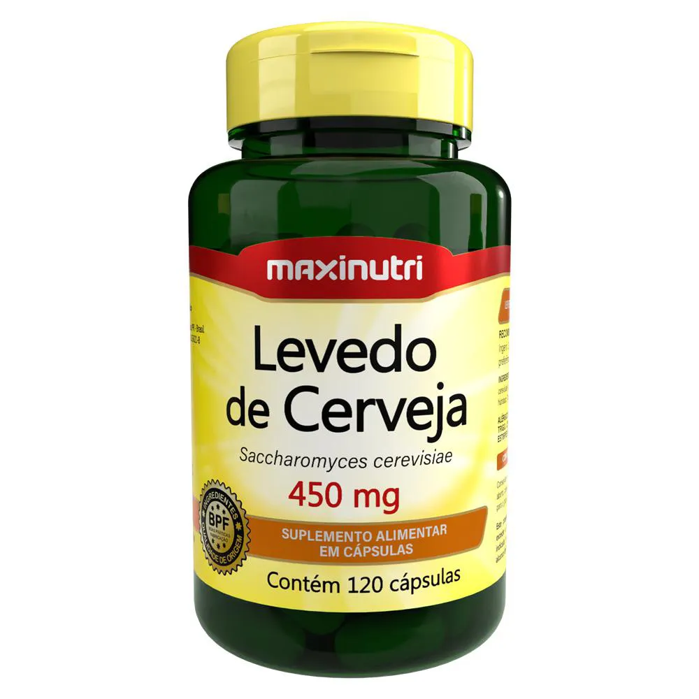 LEVEDO DE CERVEJA 450MG 120 CAPSULAS MAXINUTRI