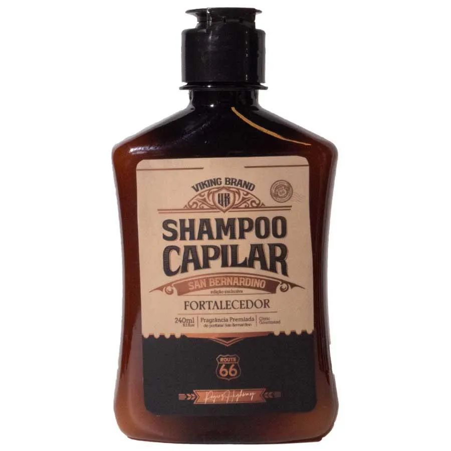 SHAMPOO CAPILAR SAN BERNARDINO FORTALECEDOR ROUTE 66 240ML VIKING