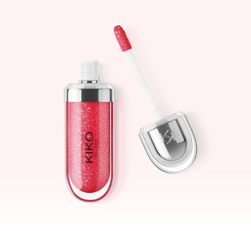 KIKO MILANO 3D HYDRA LIP GLOSS - PEARLY AMARYLLIS RED