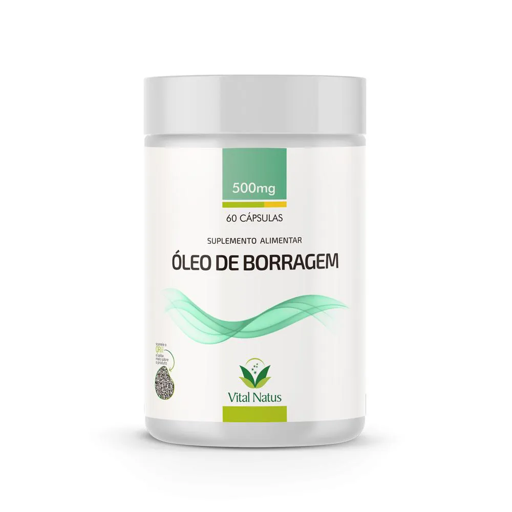 OLEO DE BORRAGEM 500MG C/60 CAPSULAS