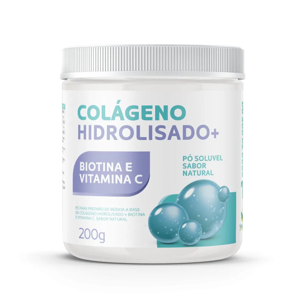 COLÁGENO HIDROLISADO + BIOTINA E VITAMINA C 200G