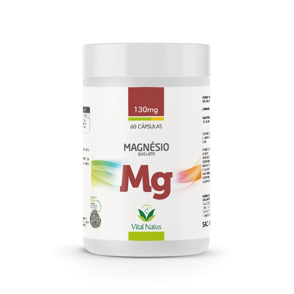 MAGNESIO QUELATO 130MG C/60 CÁPSULAS