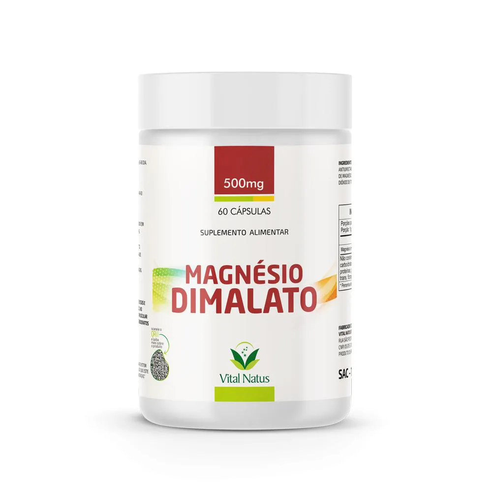 MAGNÉSIO DIMALATO 430MG C/ 60 CáPSULAS
