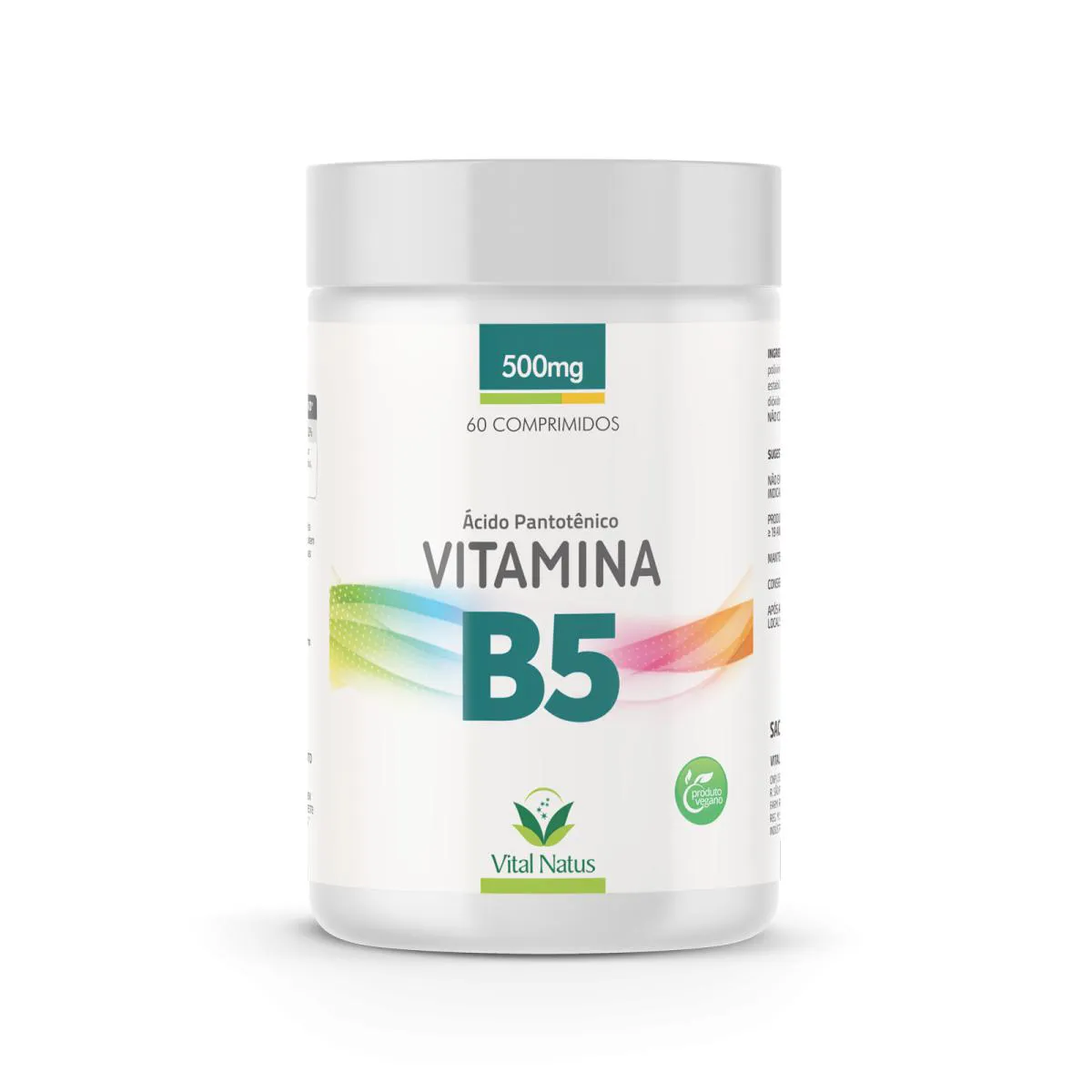 VITAMINA B5 500MG C/ 60 COMPRIMIDOS