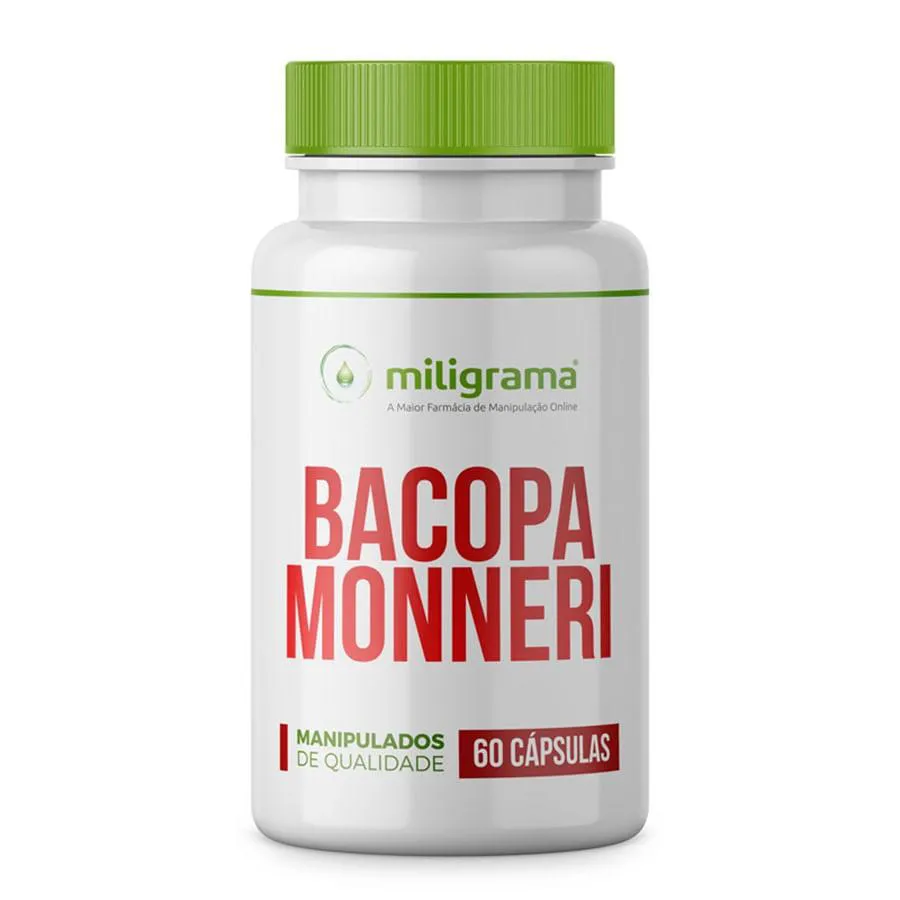 BACOPA MONNERI 250MG 60 CáPSULAS