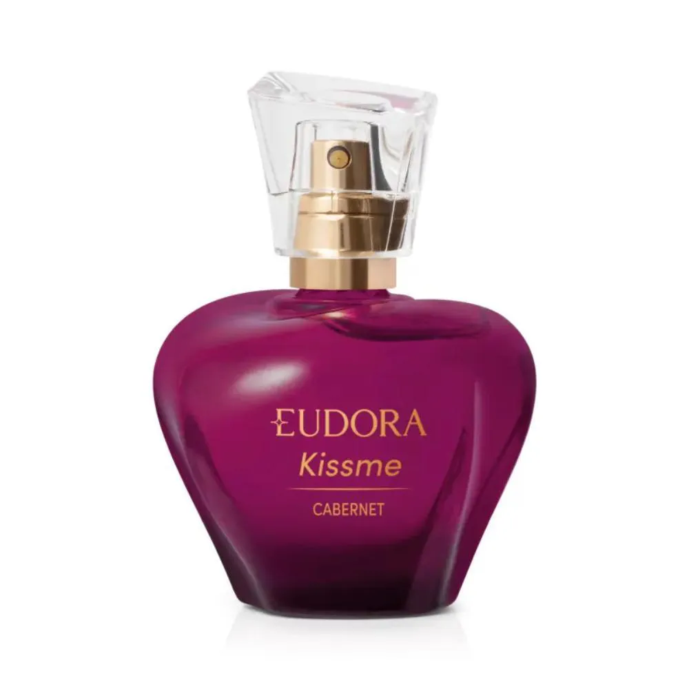 EUDORA KISS ME CABERNET COLôNIA DESODORANTE FEMININO 50   ML