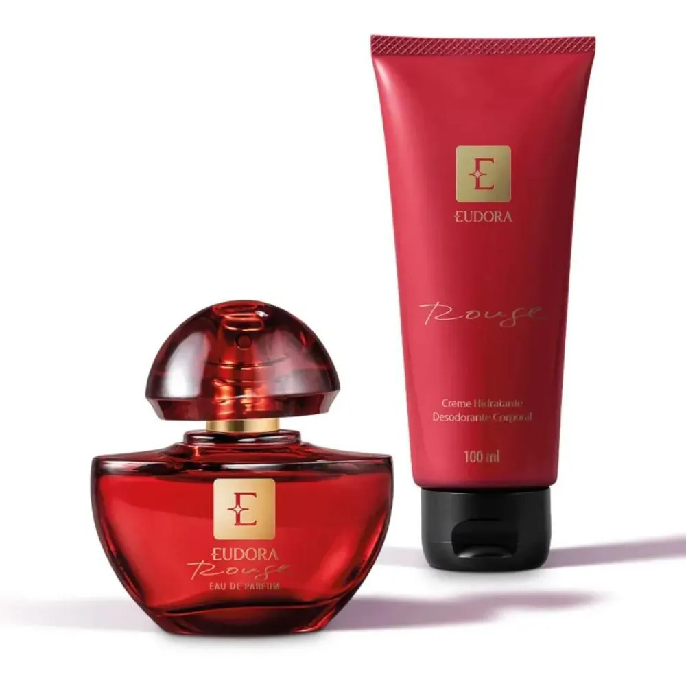 EUDORA ROUGE 35ML + HIDRATANTE ROUGE 100ML KIT