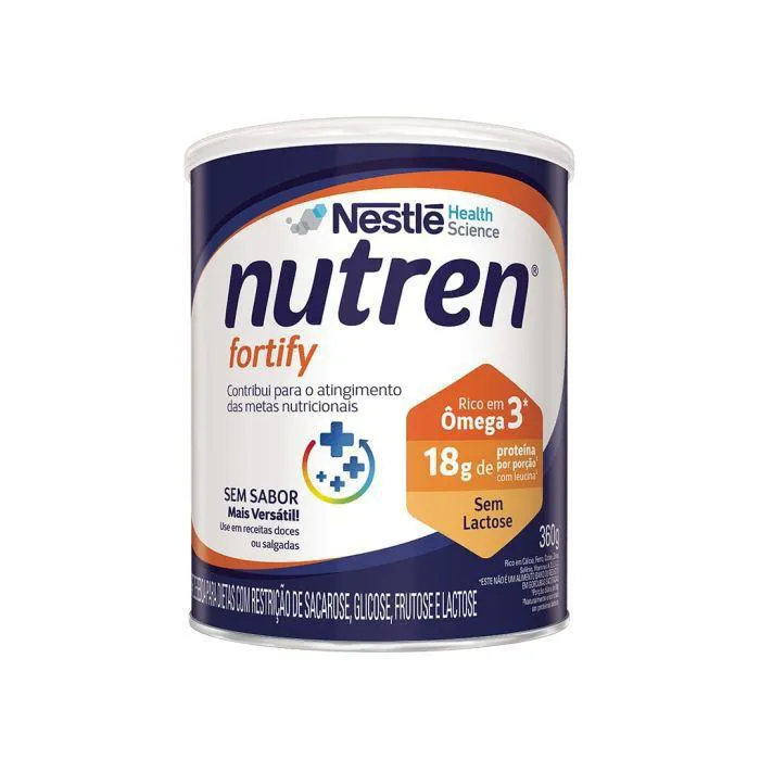 Suplemento Alimentar Nestlé Nutren Fortify Sem Sabor com 360g