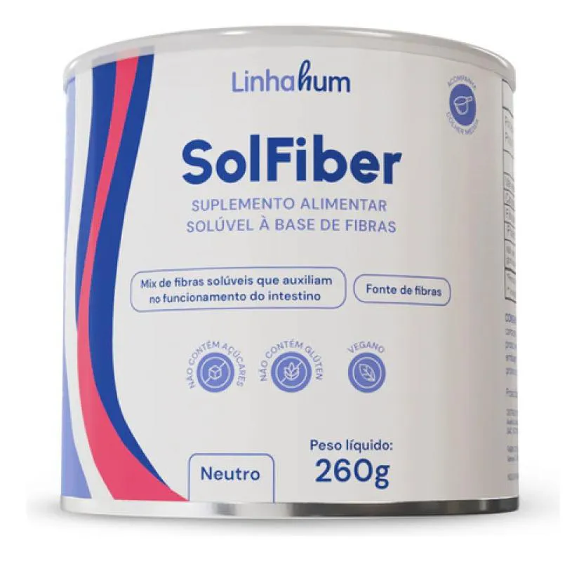 SOLFIBER SUPLEMENTO MIX DE FIBRAS SOL FIBER 260G LINHAHUM