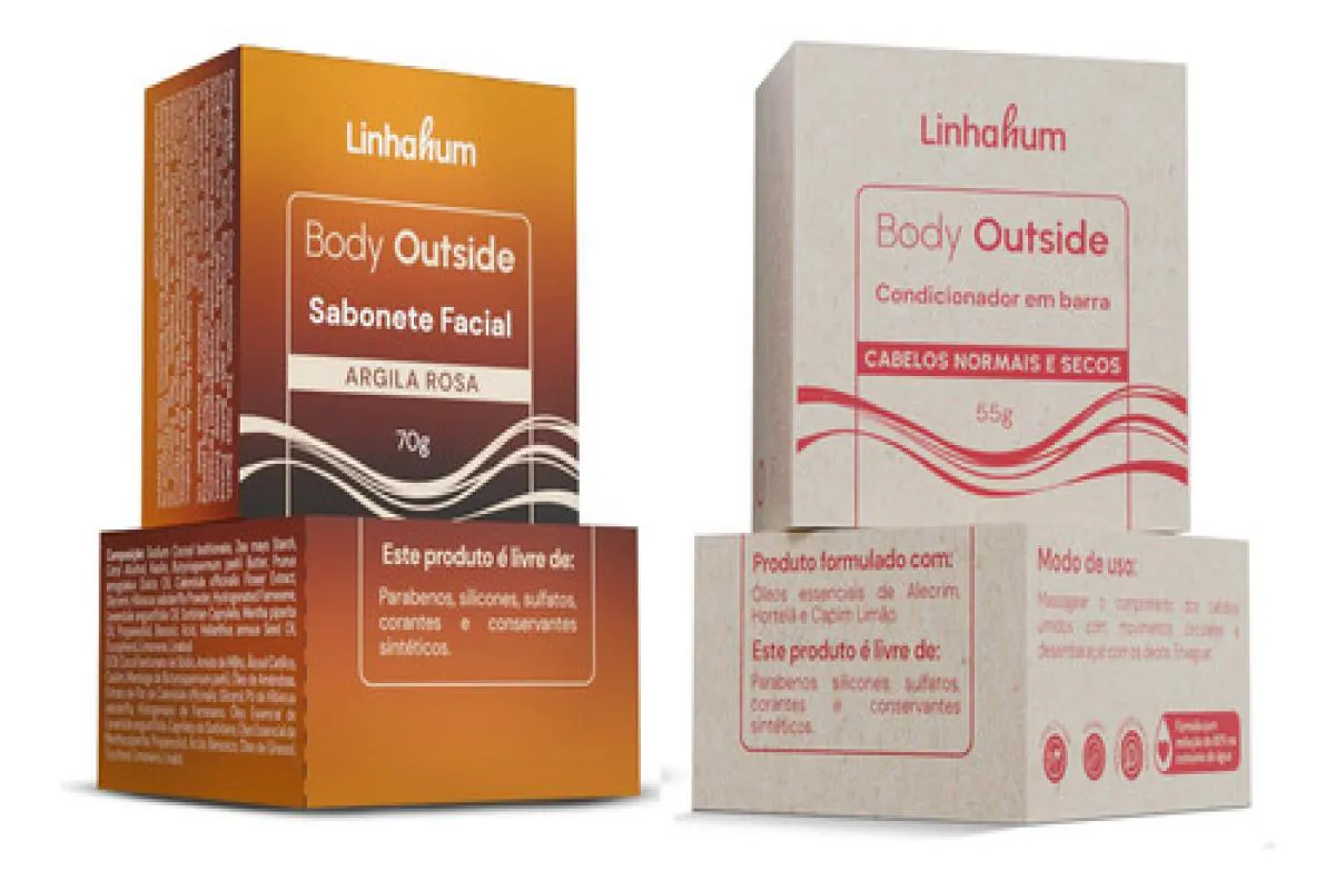 KIT SHAMPOO + CONDICIONADOR EM BARRA BODY OUTSIDE LINHAHUM COR:INCOLOR;TAMANHO:ÚNICO;GêNERO:UNISSEX