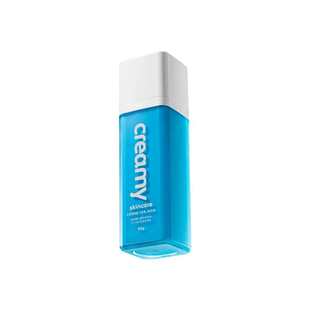 CREAMY ÁCIDO GLICóLICO + NIACINAMIDA ANTI-IDADE RENOVADOR FACIAL NOTURNO 30G 30 G