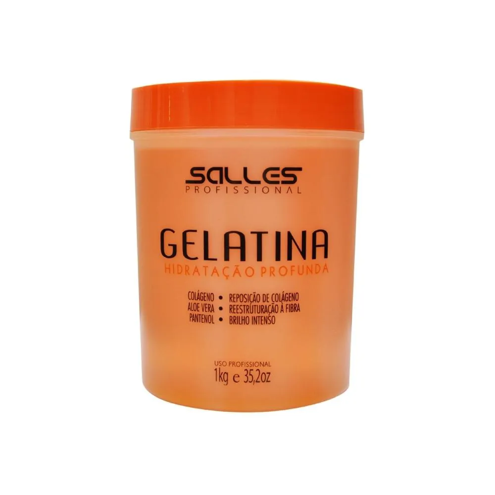 GELATINA CAPILAR SALLES PROFISSIONAL 1KG U Unica