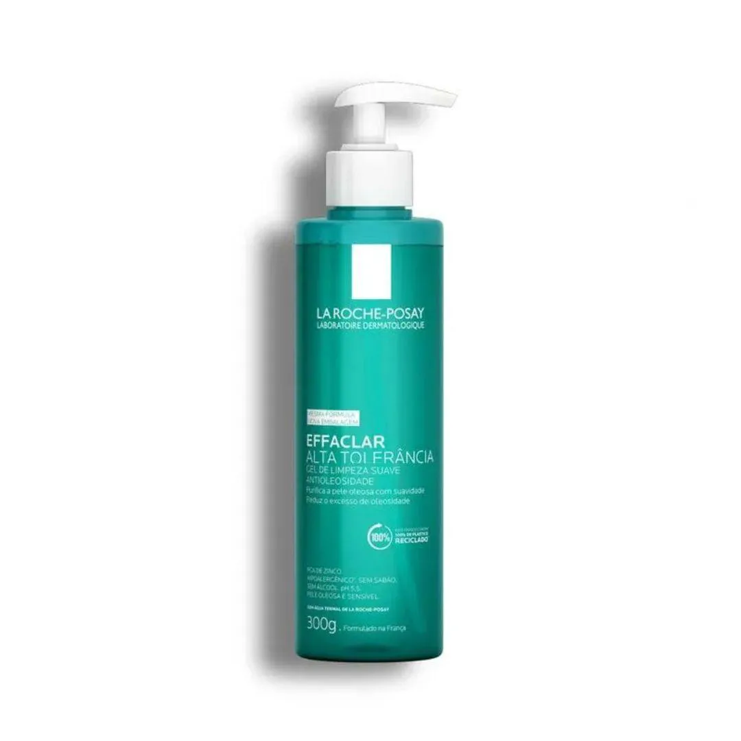 GEL DE LIMPEZA FACIAL LA ROCHE-POSAY - EFFACLAR ALTA TOLERâNCIA - 300G