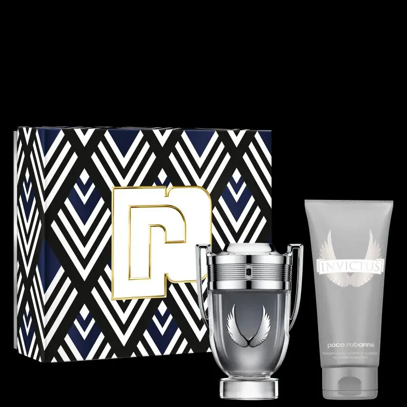 CONJUNTO INVICTUS PLATINUM PACO RABANNE MASCULINO - EAU DE PARFUM 100ML + GEL DE BANHO 100ML 100 ML
