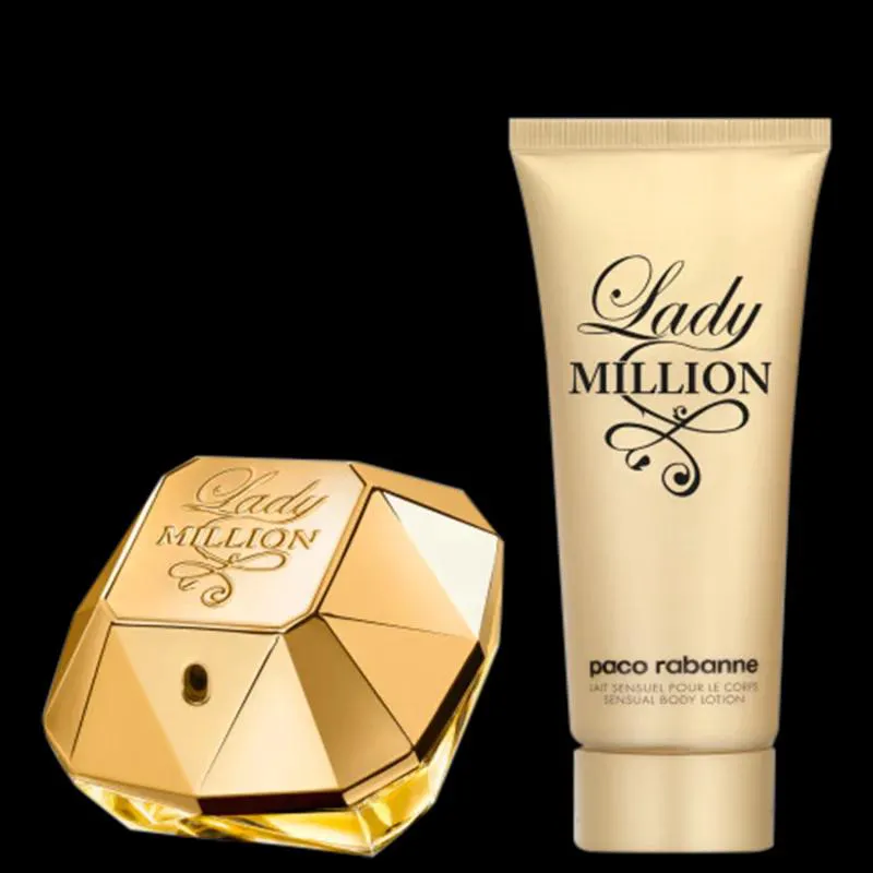 CONJUNTO LADY MILLION PACO RABANNE FEMININO 80 ML