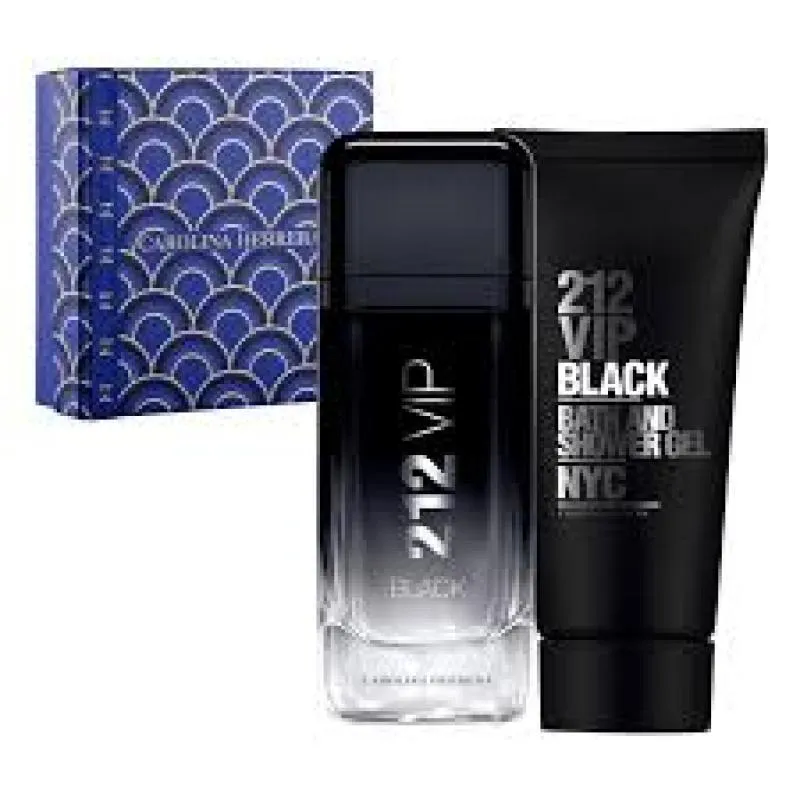 CONJUNTO 212 VIP BLACK  MASCULINO - EAU DE PARFUM 100ML + GEL DE BANHO 100ML 100 ML