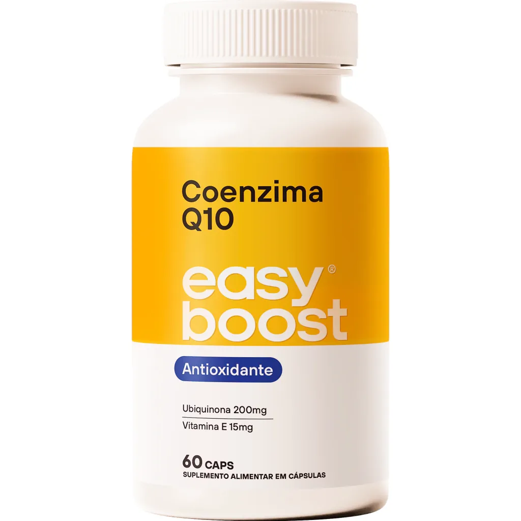 Coenzima Q10 200mg Easy Boost Vitamina E Tcm Coq10 60 Cápsulas