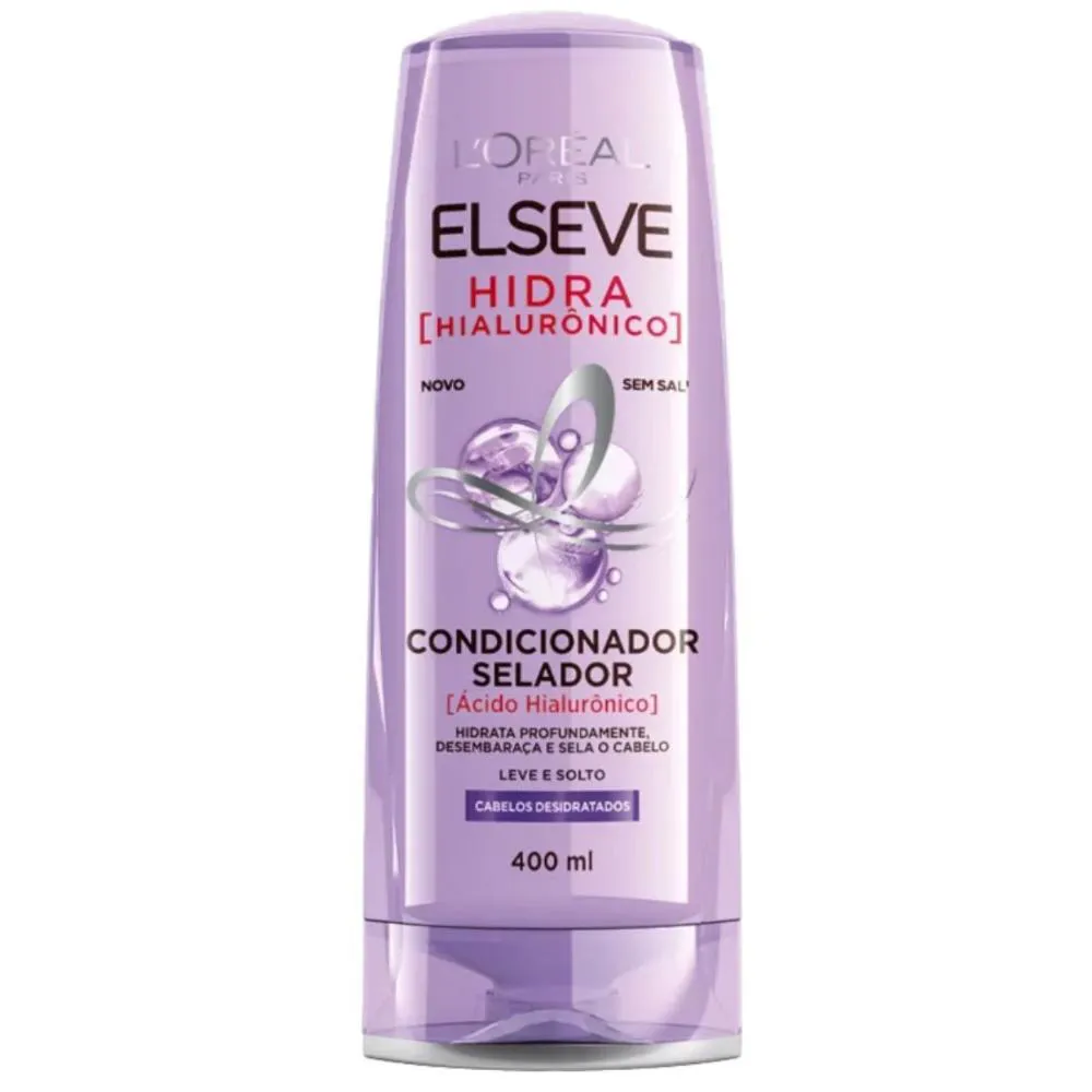 CONDICIONADOR SELADOR ELSEVE HIDRA HIALURôNICO LOREAL 400ML