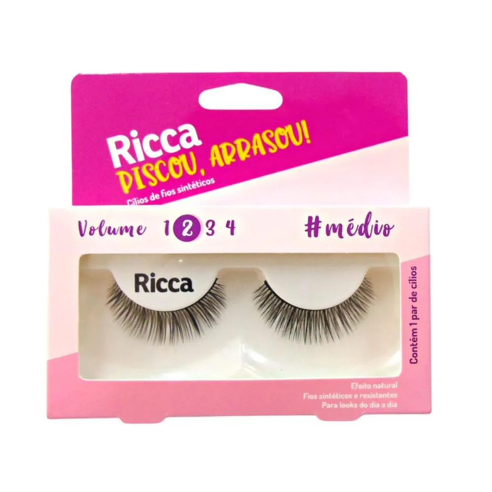 CíLIOS POSTIçOS RICCA BELLIZ PISCOU,ARRASOU VOL:2 MéDIO CóD.2674