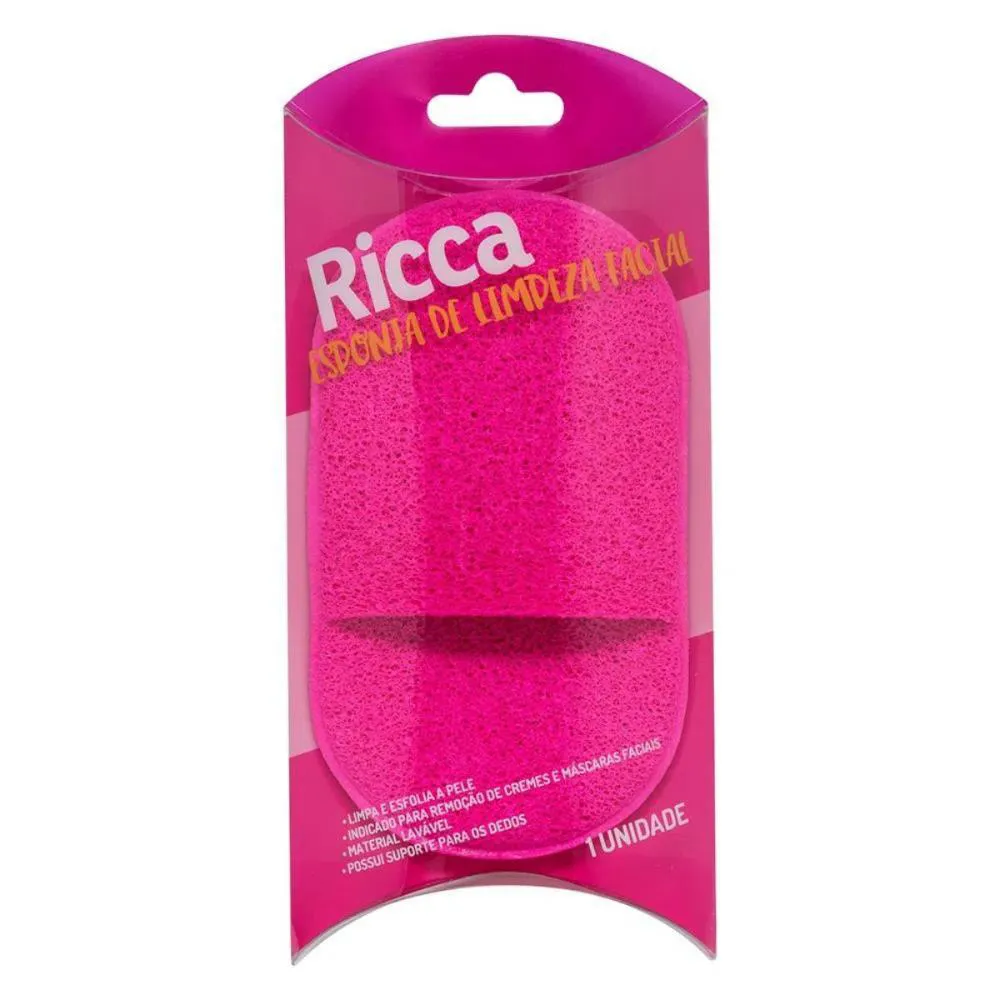 ESPONJA DE LIMPEZA FACIAL RICCA CóD.1822